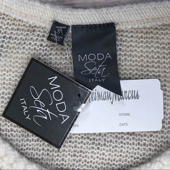 Moda Italy/Neiman Marcus Silk And Lace Tunic Size Small NWT - Picture 3 of 16